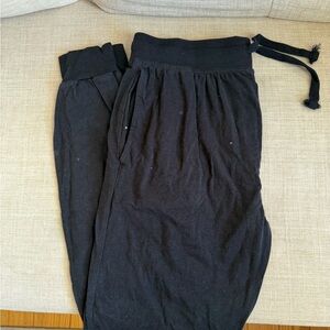 Black Drawstring Lounge Pants